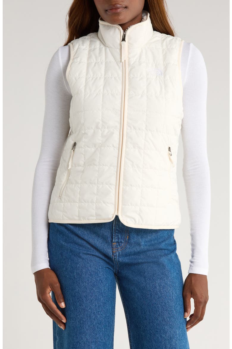 Junction Quilted Heatseeker Eco Vest, Alternate, color, WHITE DUNE