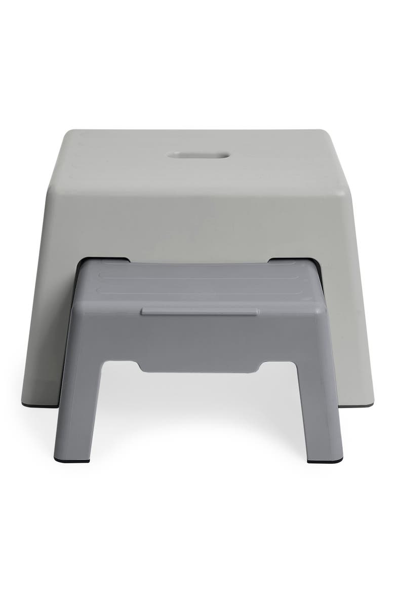 Double-Up Step Stool, Main, color, GRAY