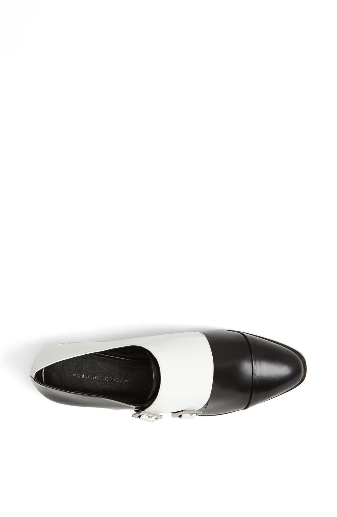 'Luther' Loafer, Alternate, color, BLACK/ WHITE
