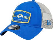 New Era Men's New Era Royal Los Angeles Rams Property Trucker 9TWENTY Adjustable Hat