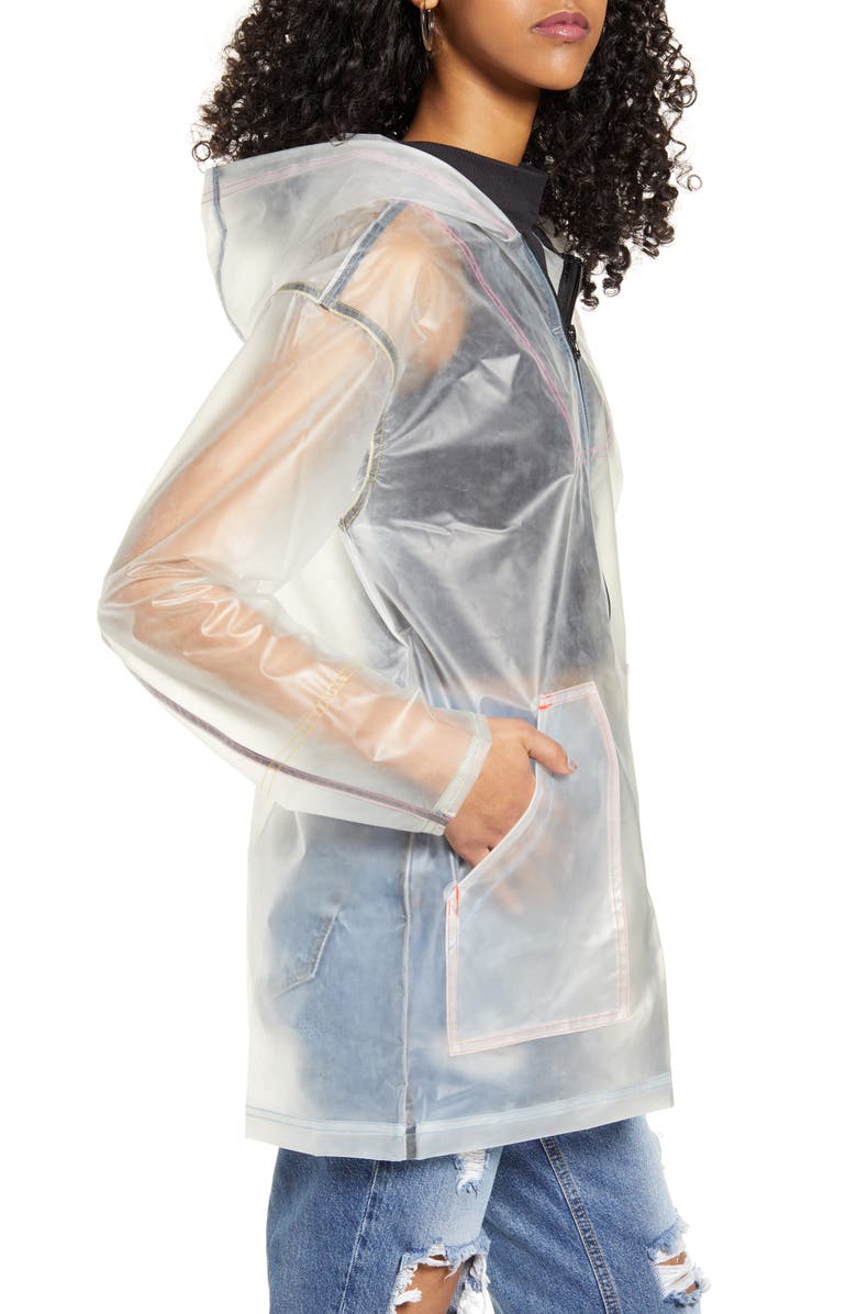 Vans Thread It Clear Rain Jacket, Alternate, color, 