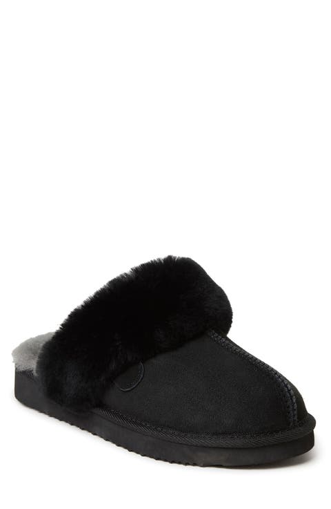 Fireside Sydney Genuine Shearling Scuff Slipper