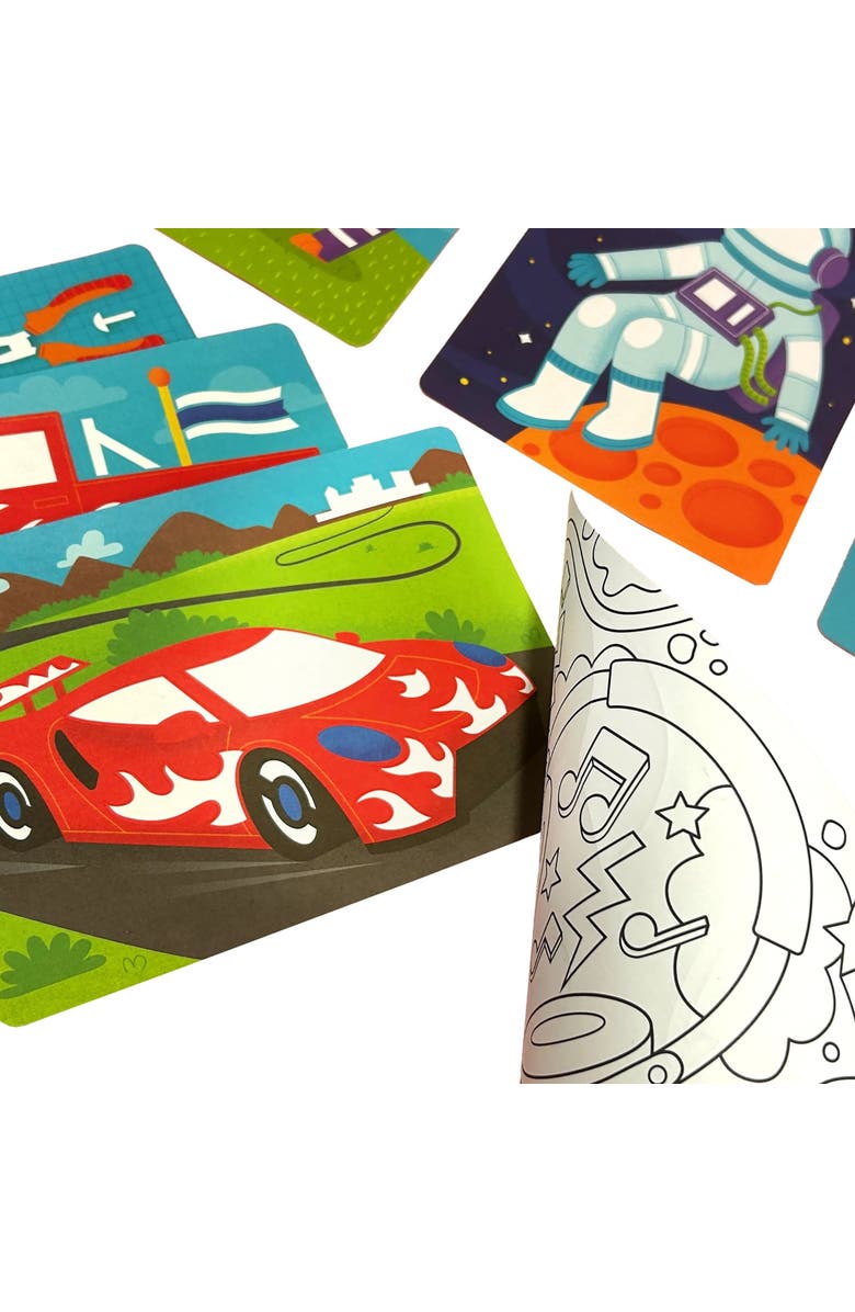 OOLY Foil tastic Foil Art & Coloring Set, Gadgets & Gizmos, 12 Pages, Kids 6+, Alternate, color, Multicolored