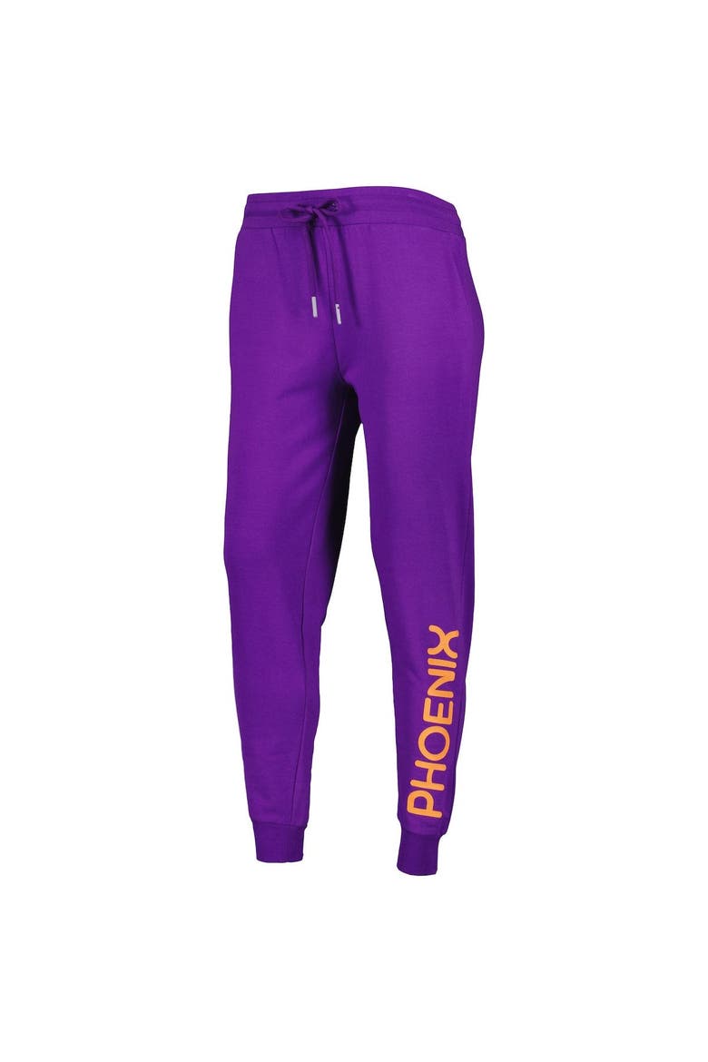 Women's Lusso Purple Phoenix Suns Maddie & Matildas Raglan Tri-Blend Pullover Hoodie & Jogger Pants Set, Alternate, color, Purple
