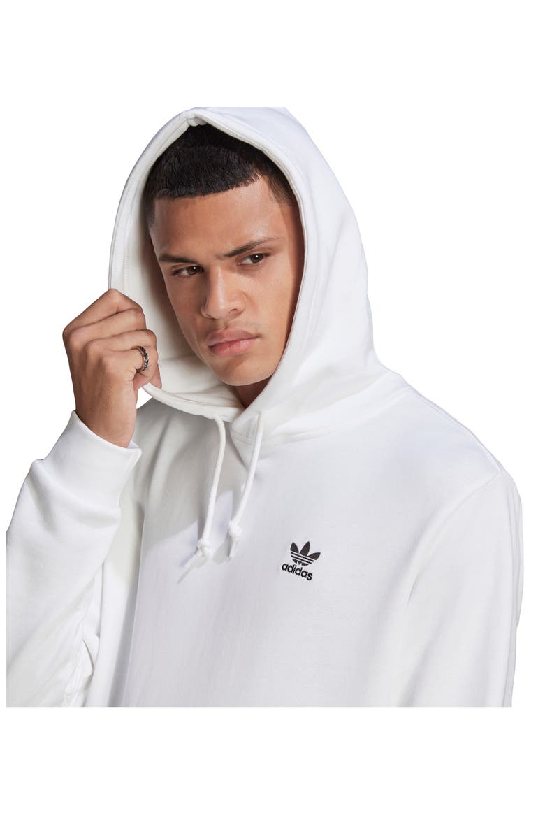 Essential Pullover Hoodie, Alternate, color, WHITE/ BLACK