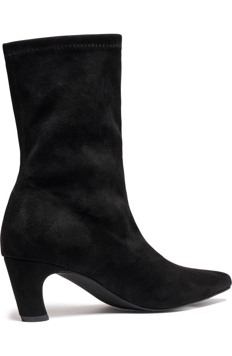 Therapy Australia Sacha Bootie, Alternate, color, Black Stretch Microfibre-Suede