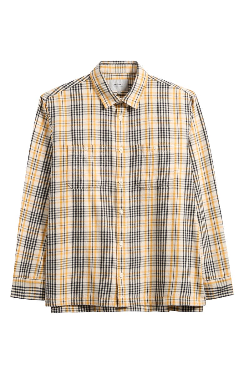 Carhartt Work In Progress Mandlik Check Button-Up Shirt, Main, color, 