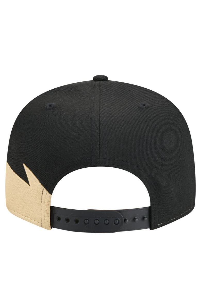 New Era Men's New Era  Black/Tan LAFC Jagged 9FIFTY Snapback Hat, Alternate, color, Black