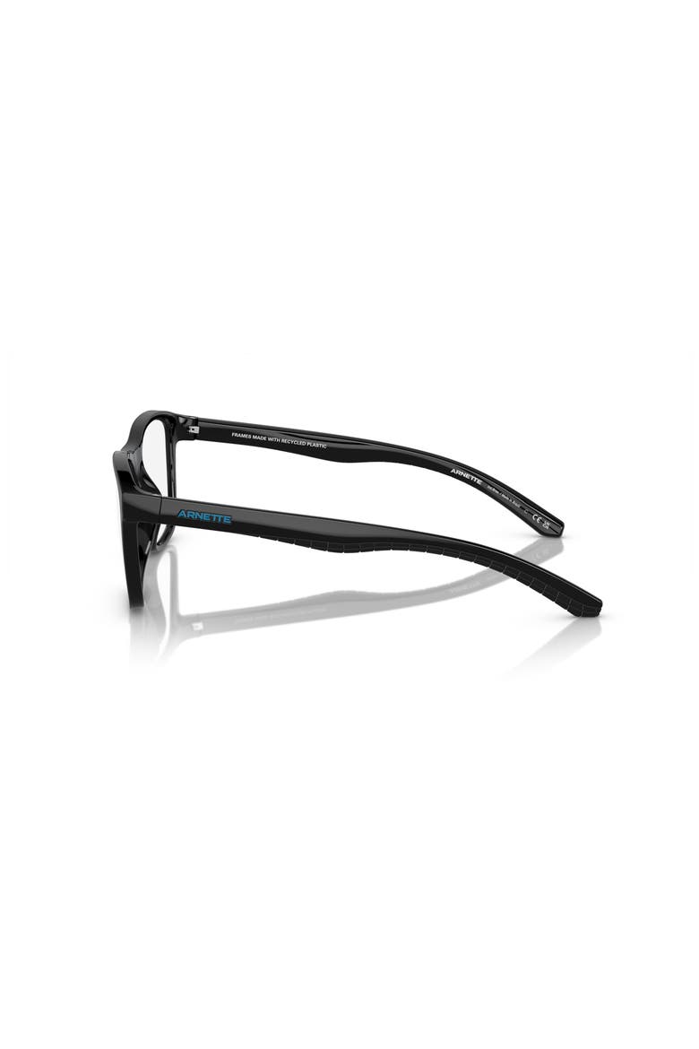 52mm Square optical glasses, Alternate, color, Black