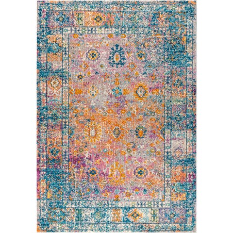 Bohemian FLAIR Boho Vintage Medallion Area Rug