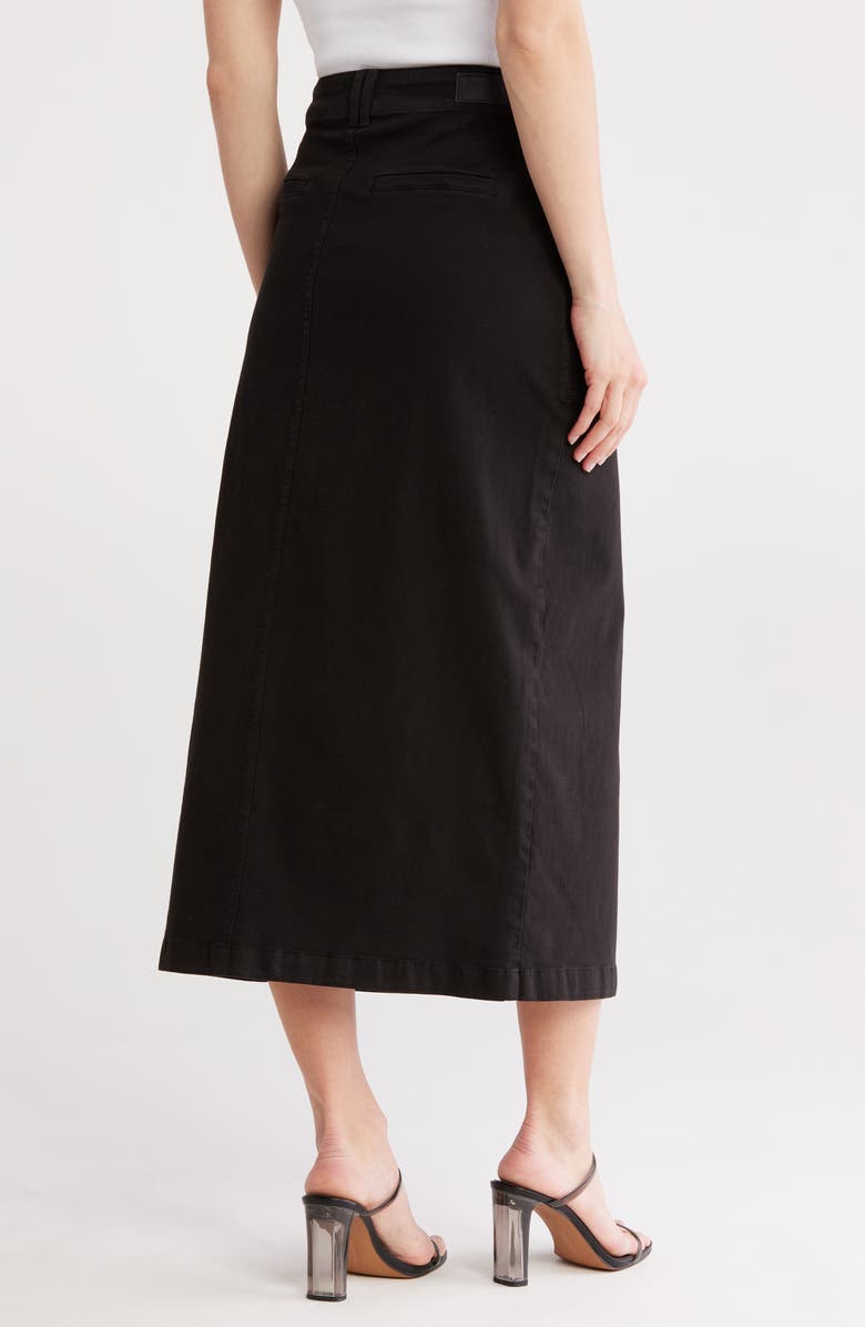 Pistola Pamela Stretch Cotton Midi Skirt, Alternate, color, 