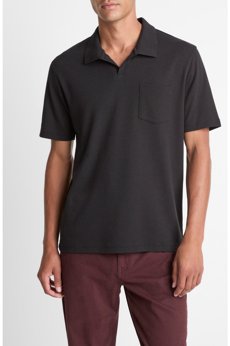 Johnny Collar Polo, Main, color, BLACK