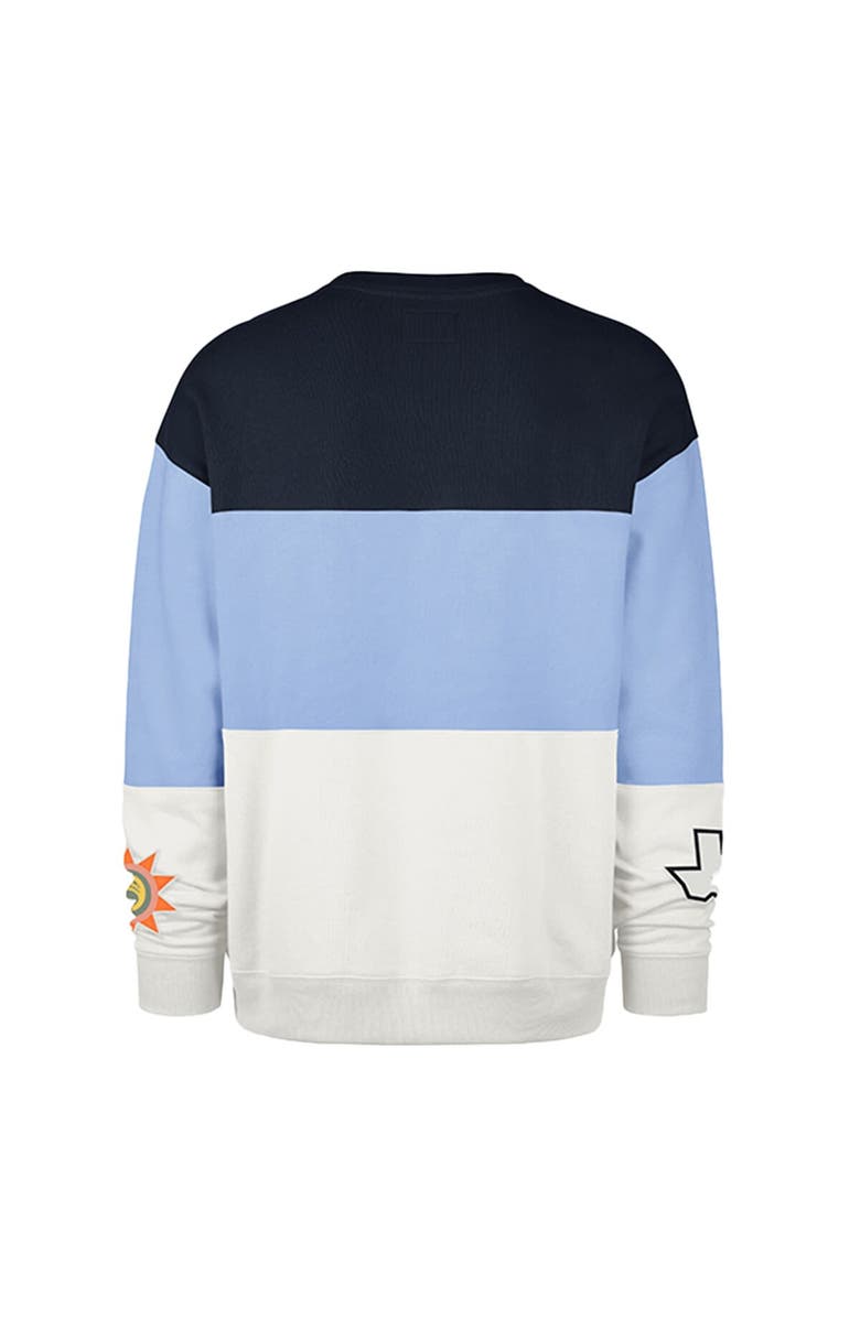 '47 Unisex '47 Blue San Antonio Spurs 2024/25 City Edition On Five Maximalist Pullover Sweatshirt, Alternate, color, 