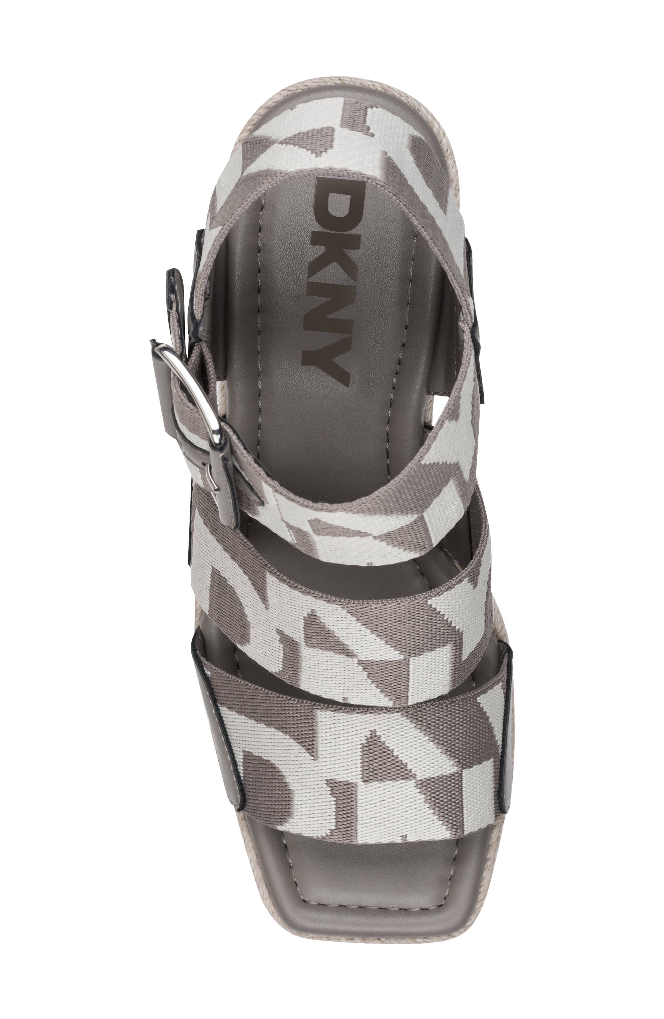 DKNY Caylee Platform Wedge Sandal, Alternate, color, 