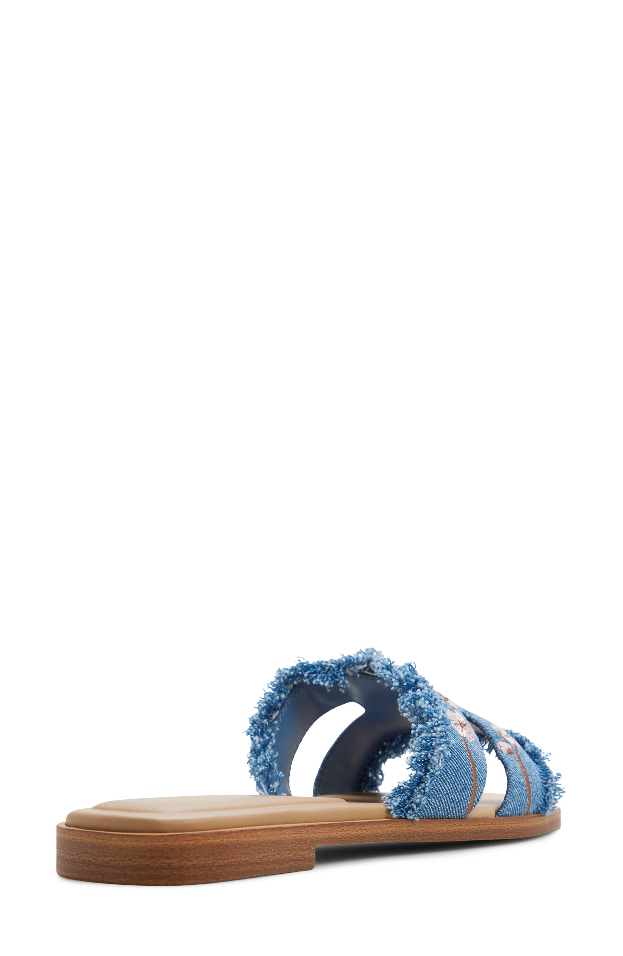 Itsandal Slide Sandal, Alternate, color, BLUE COMBO