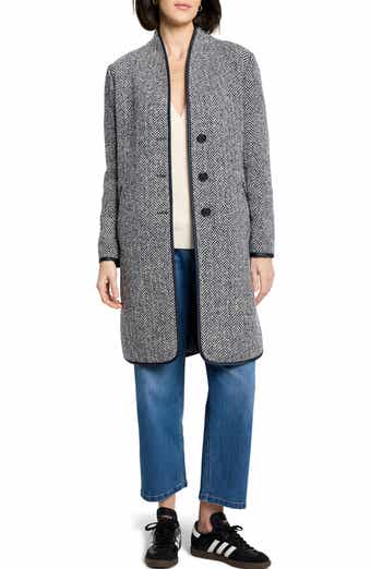 NIC+ZOE Herringbone Topcoat