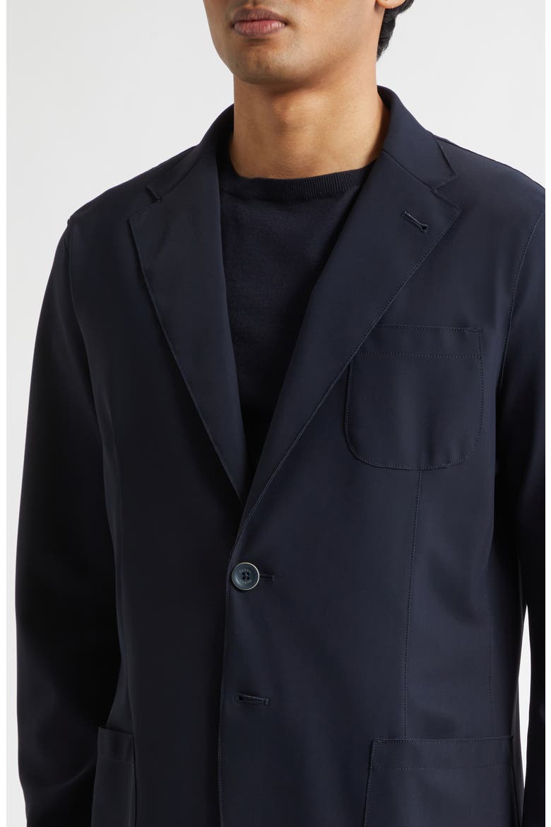 Lightweight Regular Fit Stretch Scuba Knit Sport Coat, Alternate, color, NAVY