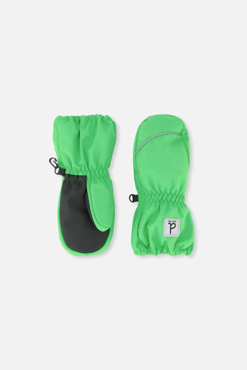 Boy Play Rubberized Waterproof Palm Winter Mittens