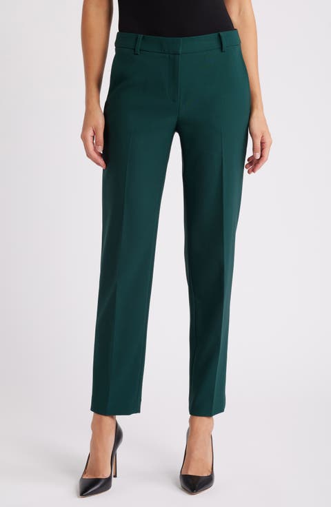 Ankle Straight Leg Trousers