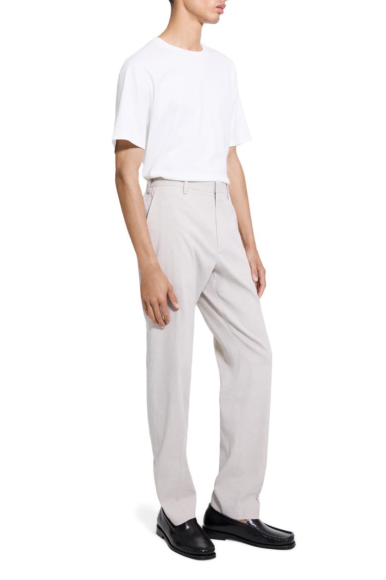 Linen Blend Standard Pants, Alternate, color, SILVER CLOUD