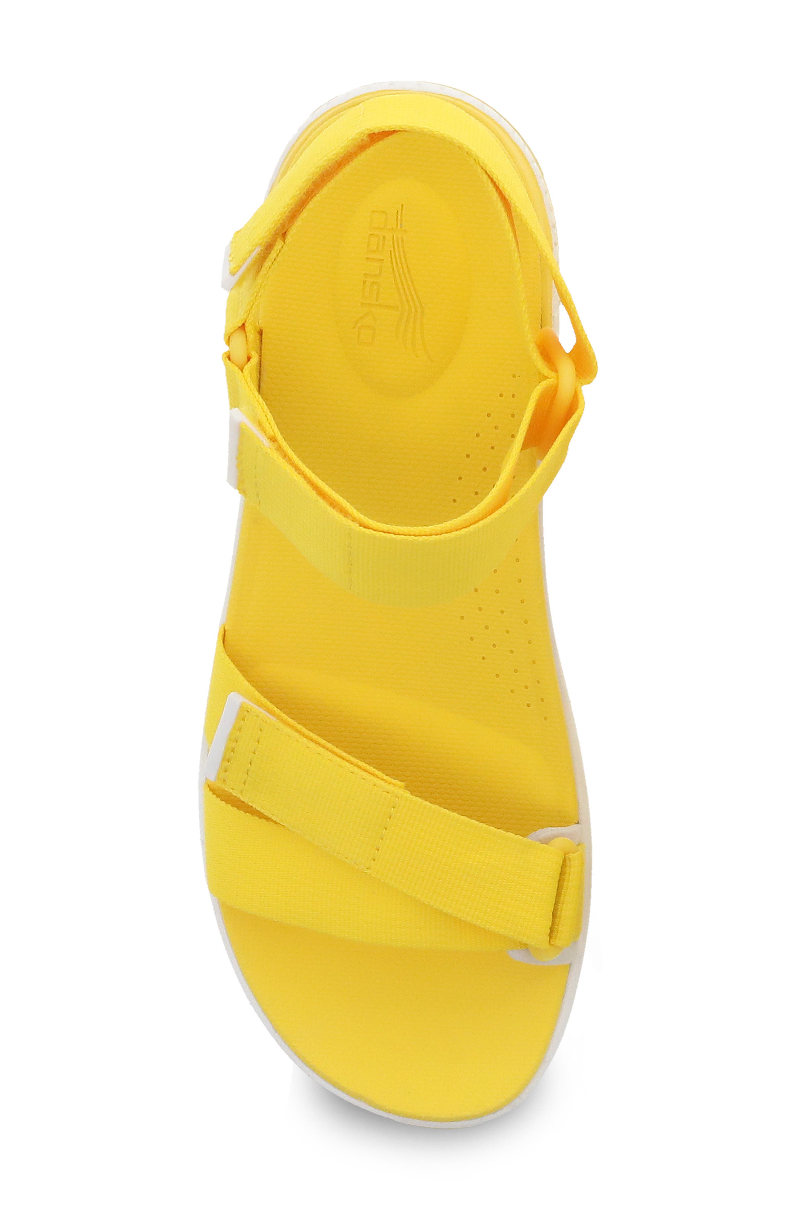 Racquel Ankle Strap Sport Sandal, Alternate, color, YELLOW WEBBING