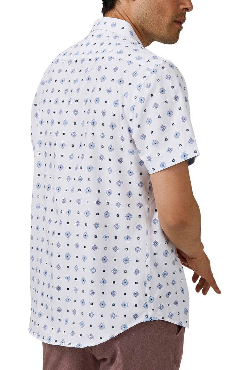 7 Diamonds Daydreamer Short Sleeve Button-Up Performance Shirt, Alternate, color,