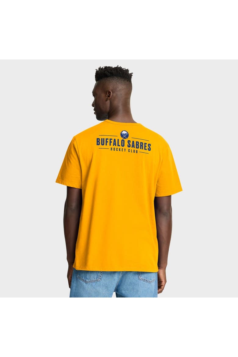 Men's Fanatics Gold Buffalo Sabres Crash The Net Legacy T-Shirt, Alternate, color, Gold