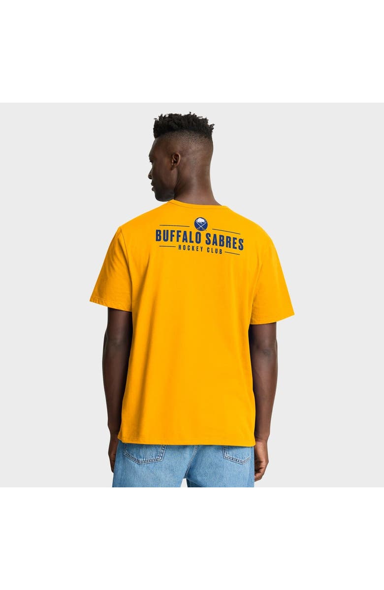 FANATICS Men's Fanatics Gold Buffalo Sabres Crash The Net Legacy T-Shirt, Alternate, color, Gold