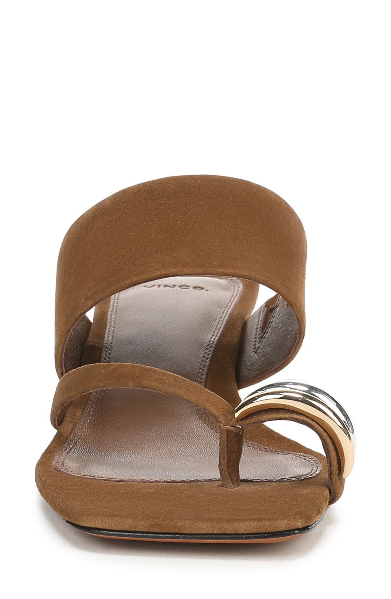 Stacy Toe Loop Sandal, Alternate, color, ELMWOOD