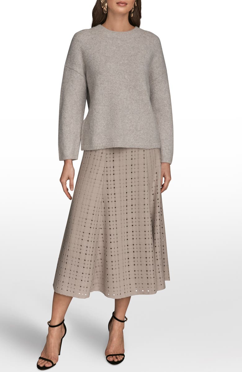 Donna Karan New York Crewneck Sweater, Alternate, color, Vapor