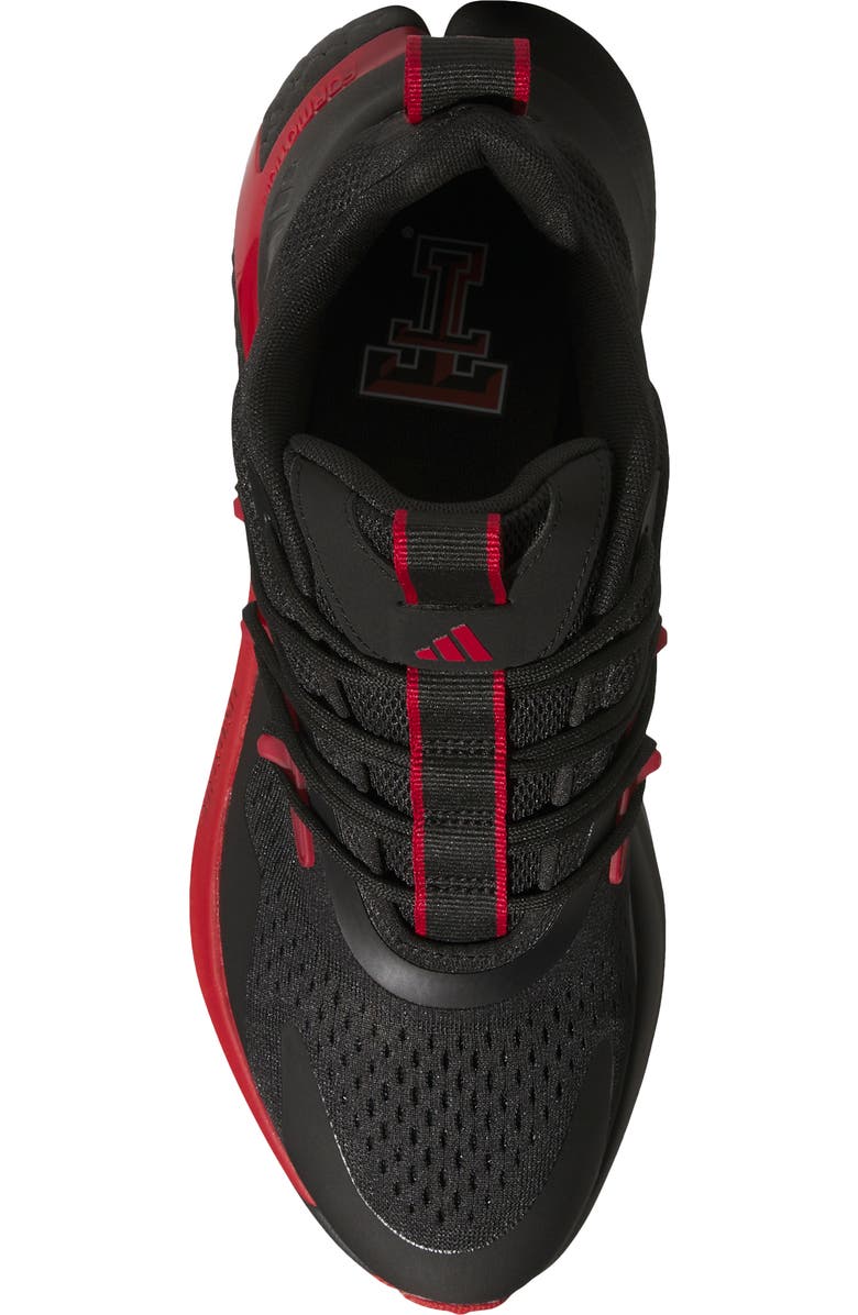 adidas Alphaboost v2 Team Colors Running Shoe, Alternate, color, Black/ Team Power Red/ White