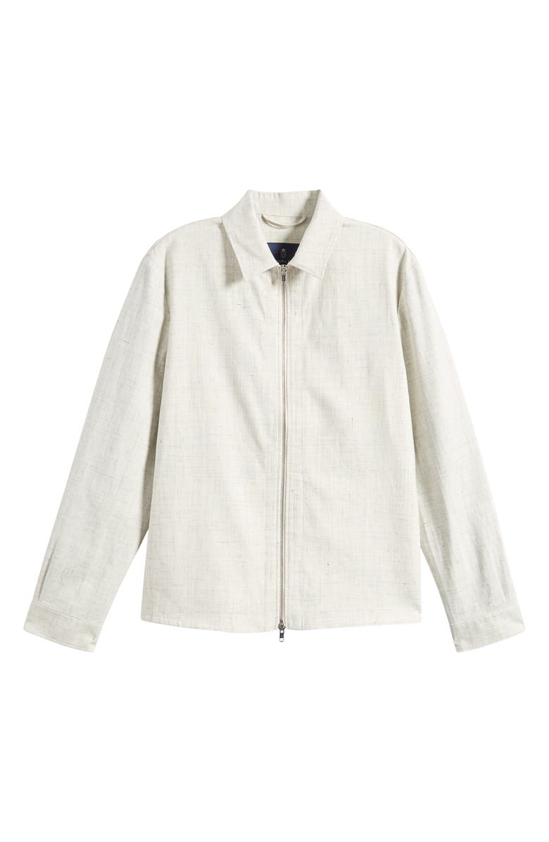 Emanuel Berg Light Bomber Jacket, Main, color, Light Grey