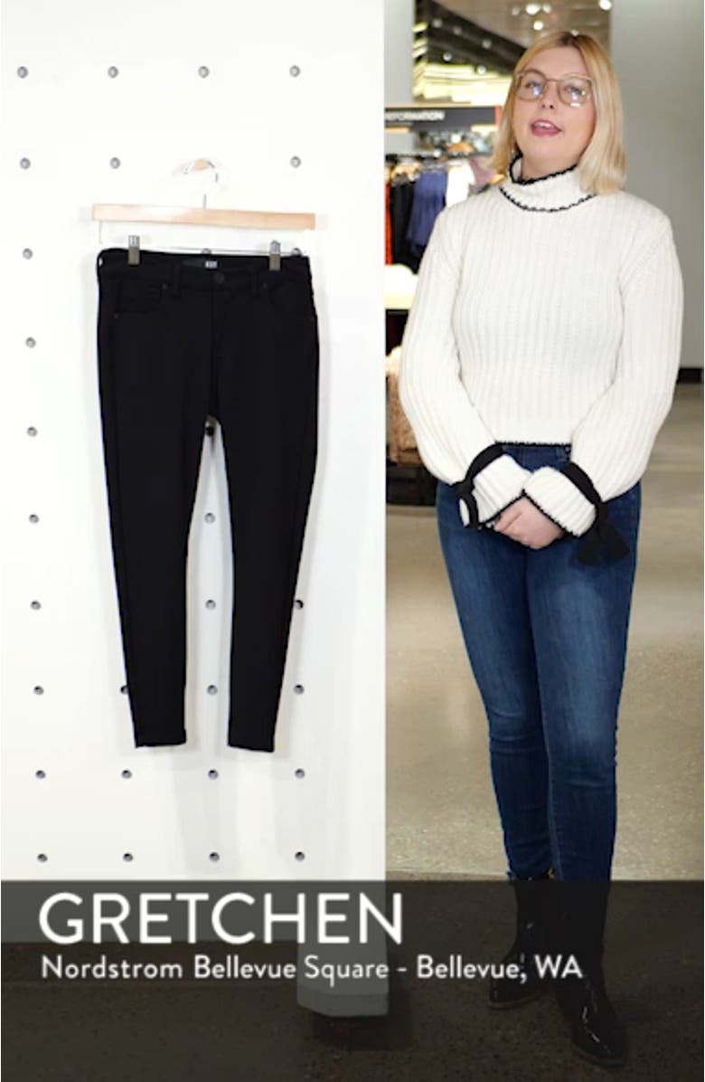 Donna High Waist Ponte Skinny Pants, sales video thumbnail