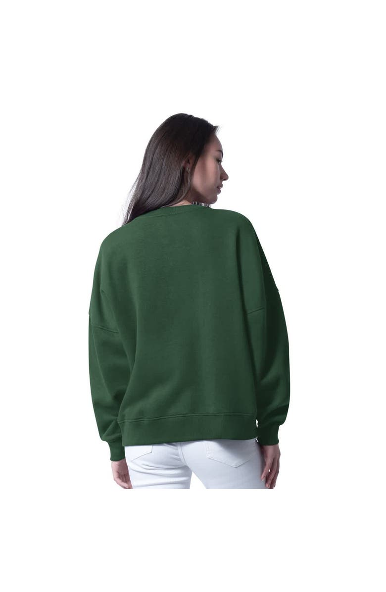 G-III 4HER BY CARL BANKS Women's G-III 4Her by Carl Banks Green Green Bay Packers Oversized Feud Sweatshirt, Alternate, color,