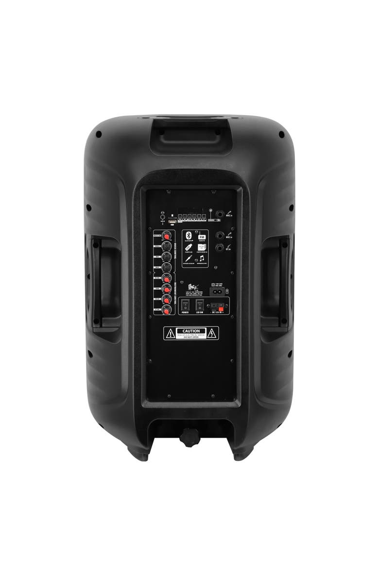 15 Inch LED Party Speaker with True Wireless Stereo, Alternate, color, Black