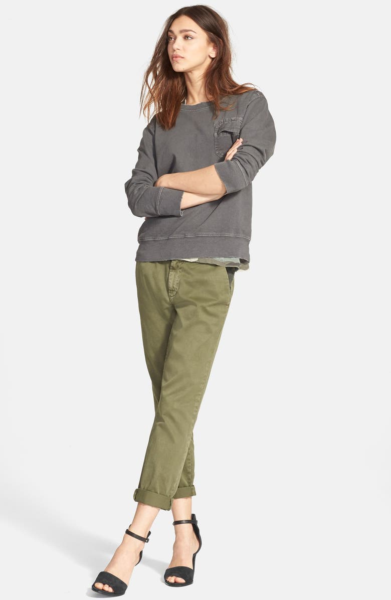 Current/Elliott 'The V-Neck' Camo Print Tee, Alternate, color,