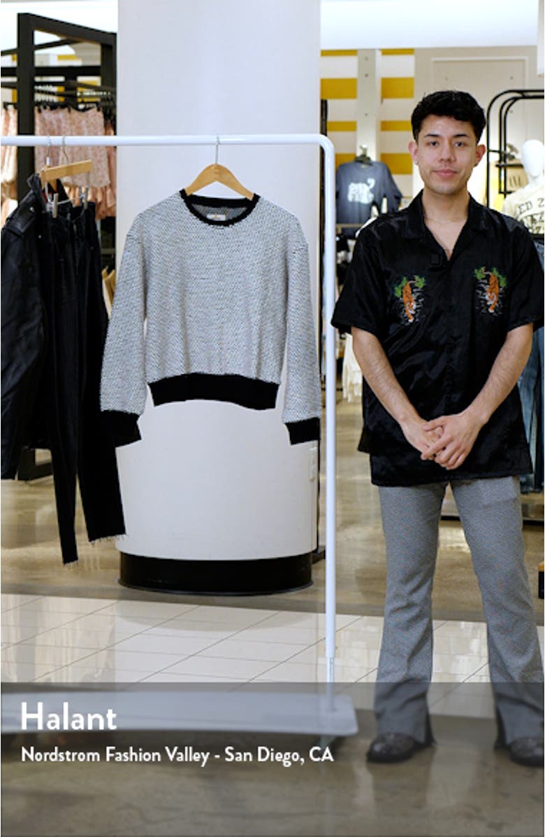 Bird's Eye Cotton Blend Sweatshirt, sales video thumbnail