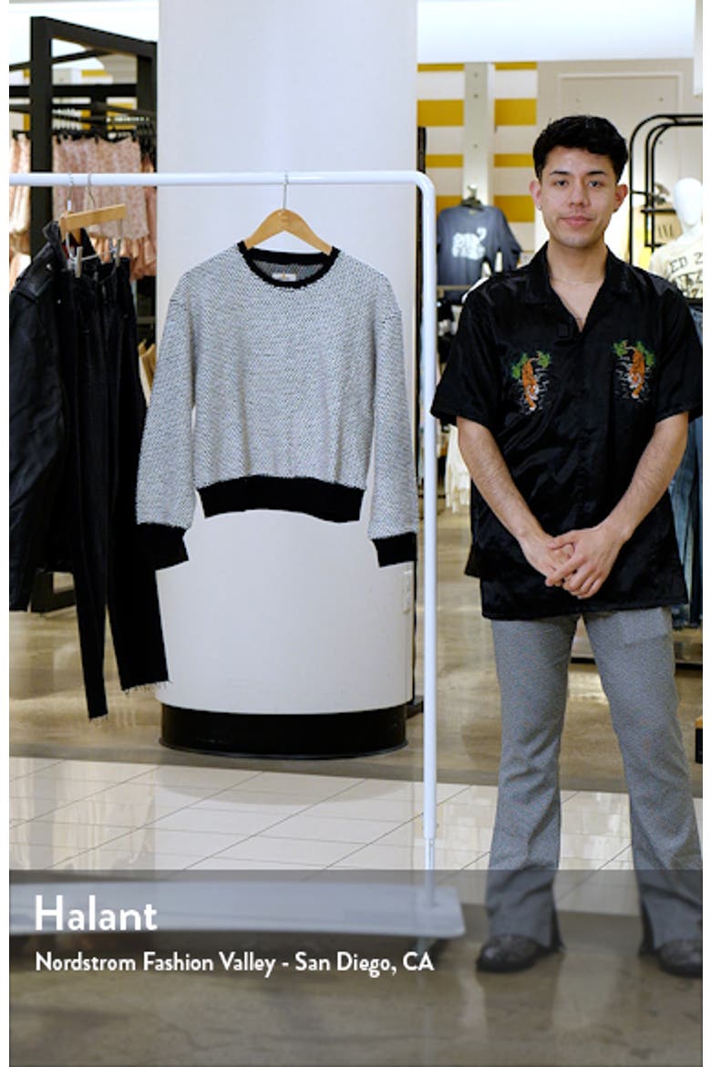 Bird's Eye Cotton Blend Sweatshirt video