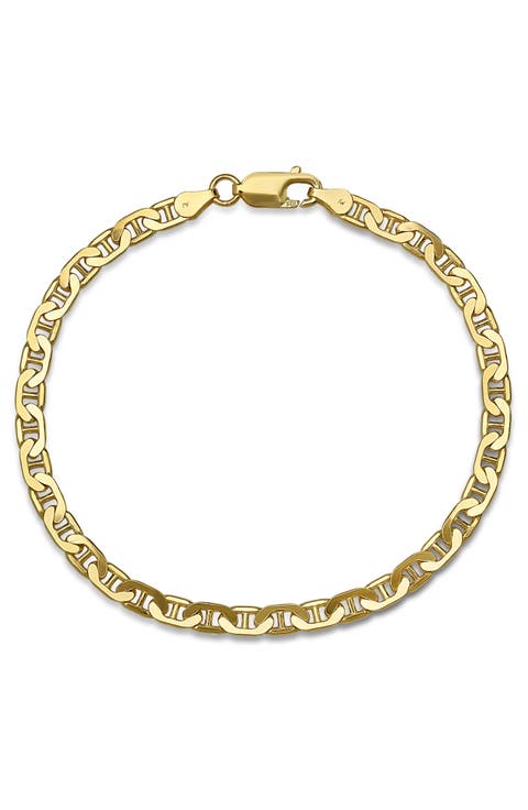 Men's Thin Mariner Chain Bracelet