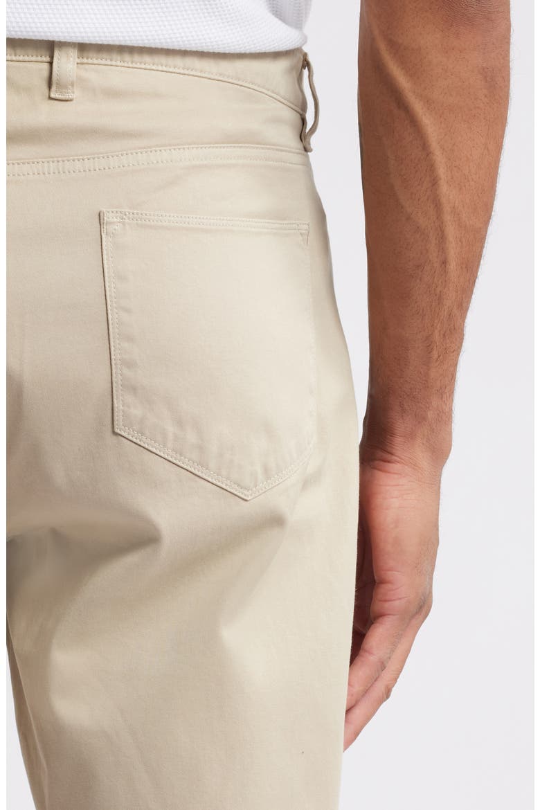 Five-Pocket Pima Cotton Blend Pants, Alternate, color, KHAKI