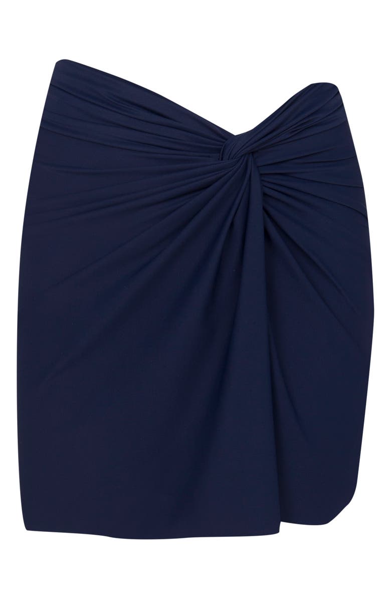 ViX Paula Hermanny Karen Twist Cover-Up Skirt, Alternate, color, 