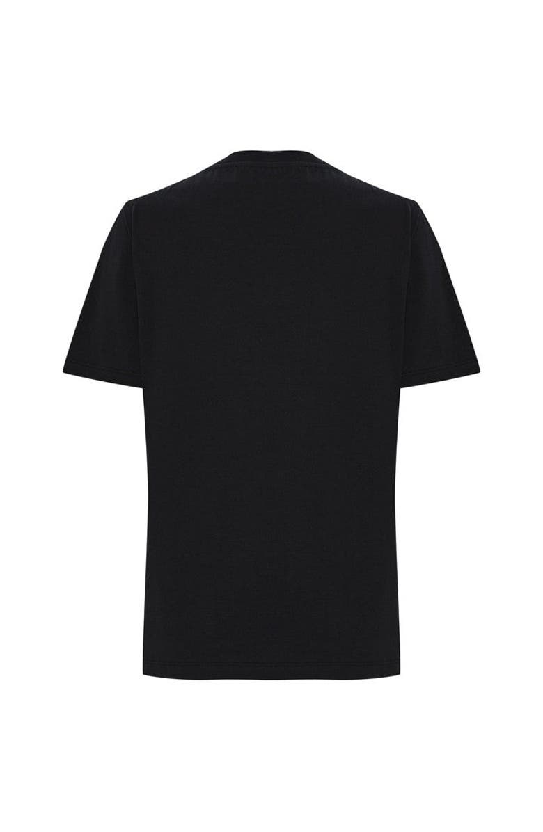 Exquise Bexley Jewel Neck T Shirt, Alternate, color, Black