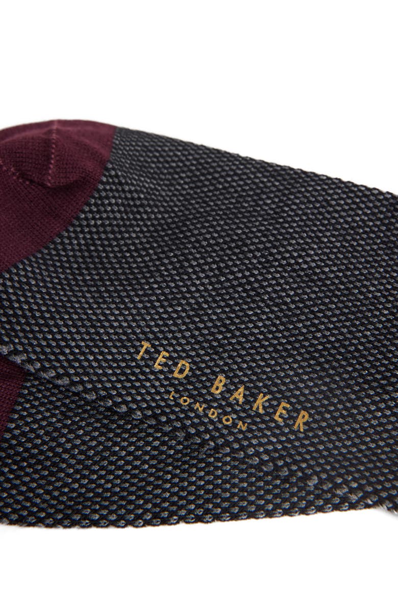 Ted Baker London Cortex Micropattern Dress Socks, Alternate, color,