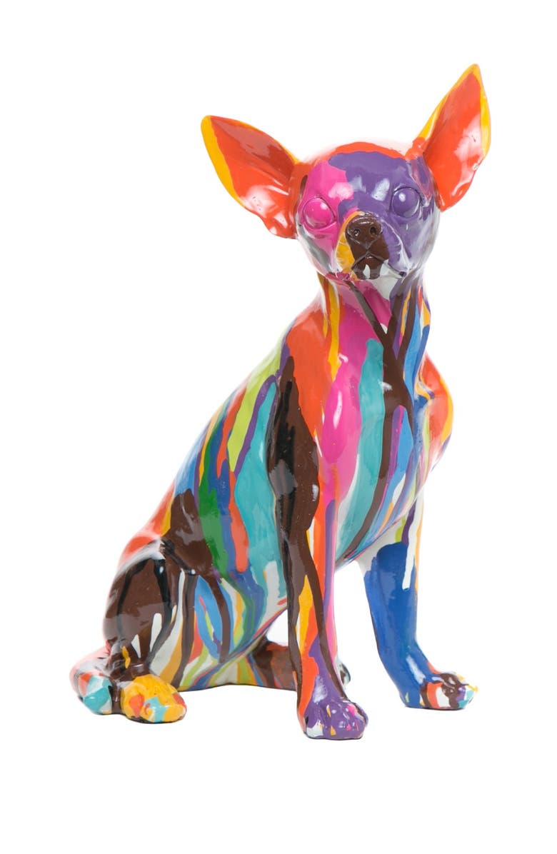 INTERIOR ILLUSIONS Multicolored Graffiti Chihuahua, Main, color, Graffiti/Multi-Color
