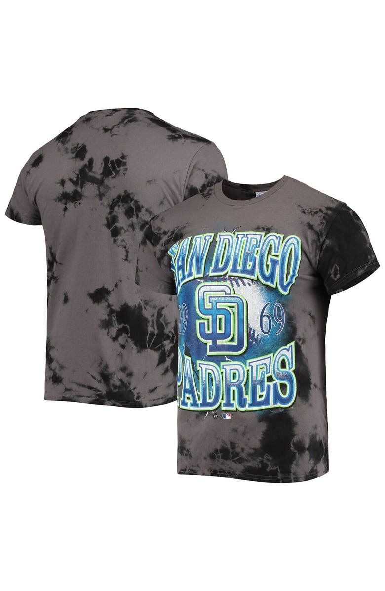 '47 Men's '47 Charcoal San Diego Padres Wonder Boy Vintage Tubular T-Shirt, Main, color, Charcoal
