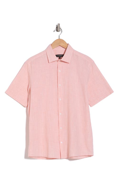 Westzeroone Lorenzo Short Sleeve Button-up Shirt In Orange