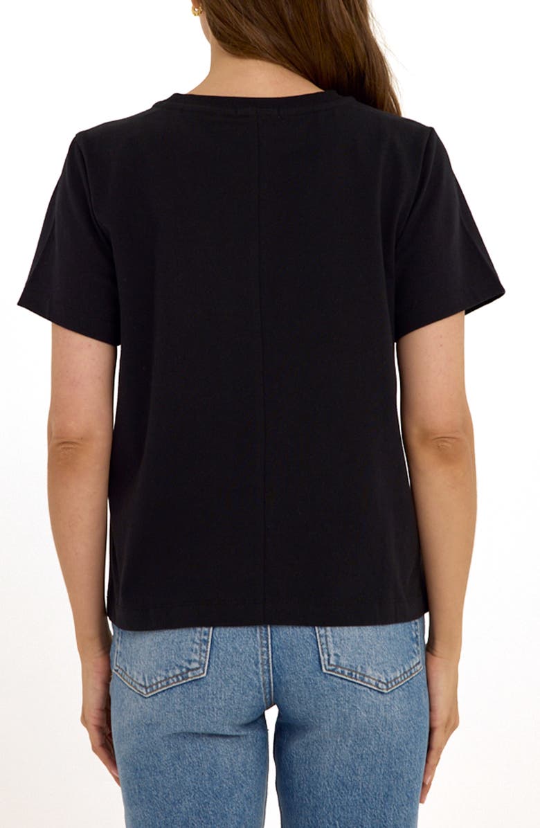 Threads 4 Thought Beth Essential Organic Cotton T-Shirt, Alternate, color, Black