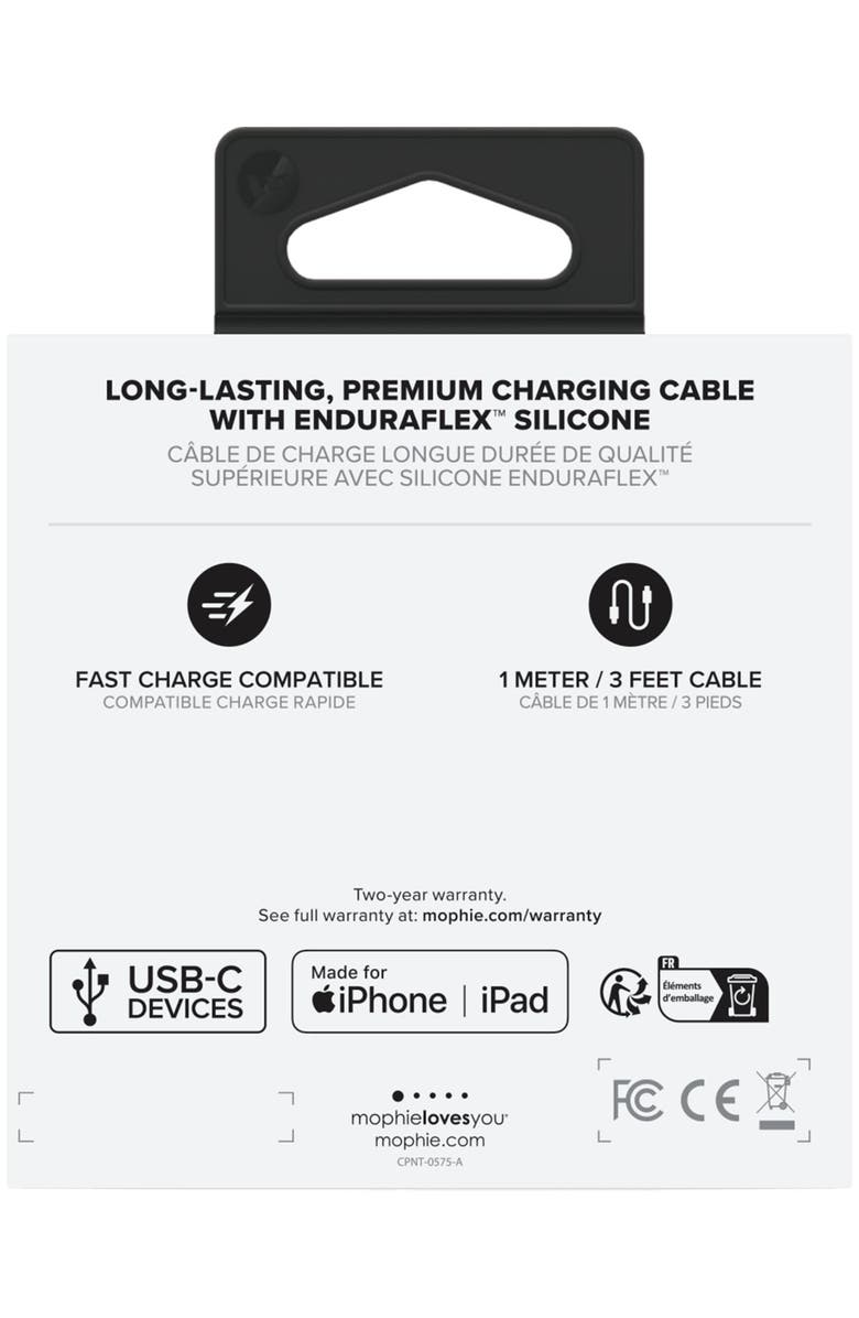 Cellhelmet USB C to Apple Lightning Cable 6ft, Alternate, color, Black
