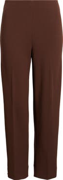 Anne Klein Hollywood Waist Straight Leg Ankle Pull-On Pants