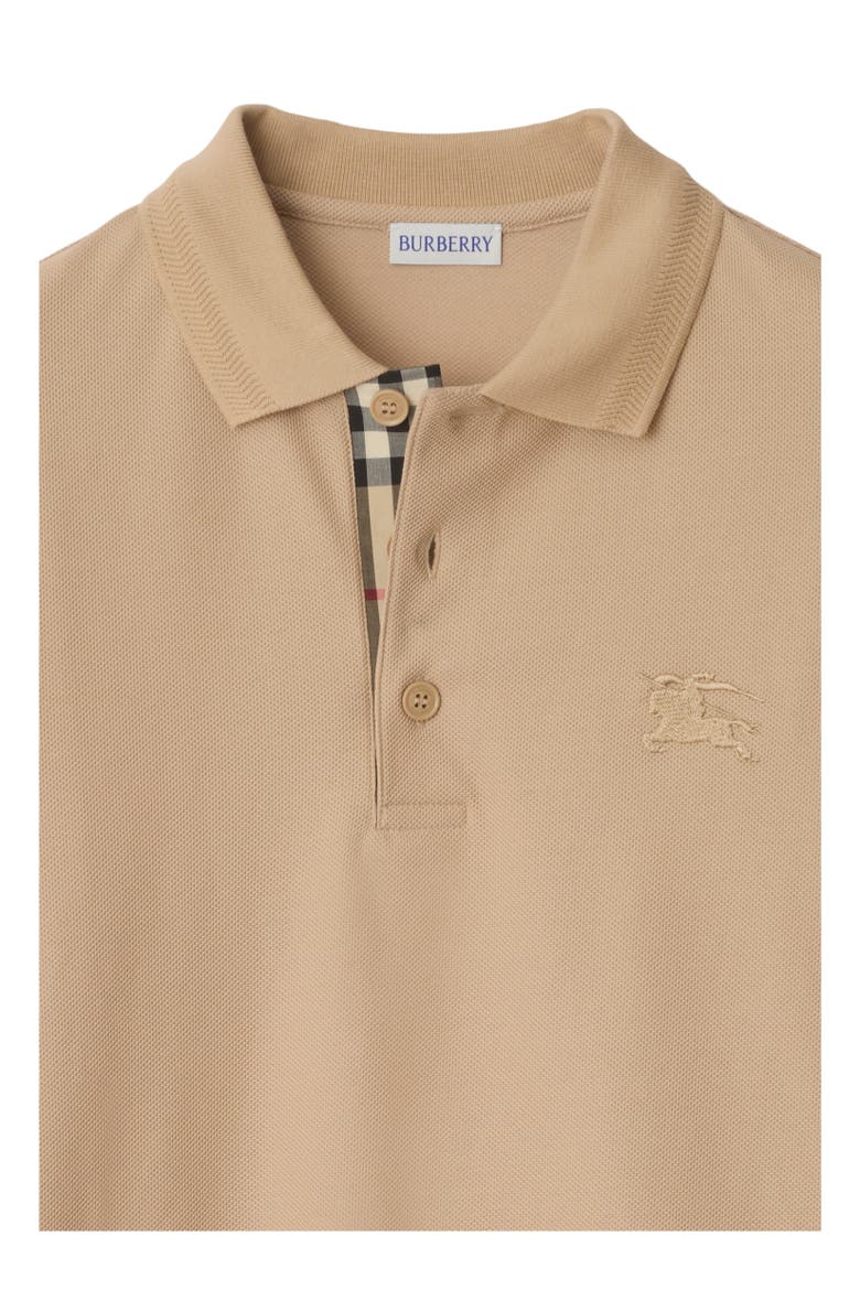 Cotton Polo Shirt, Alternate, color, Soft fawn beige